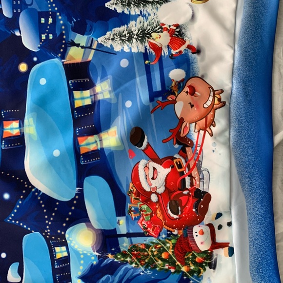 Ugly Christmas Sweater - Santa and Rudolph - Picture 3 of 5